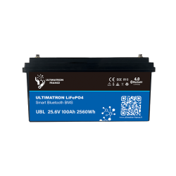 Batteria al litio Ultimatron 25.6V 100Ah